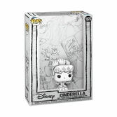 Cendrillon pop! comic cover vinyl figurine sketched- cinderella 9 cm