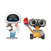 Wall-e pack 2 figurines pocket pop! vinyl valentines 4 cm