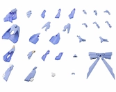 Kotobukiya m.s.g. accessoires mecha supply 33 armor type e dress ver. light blue