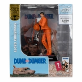 Dumb and dumber statuette pvc movie maniacs lloyd christmas (gold label) 15 cm