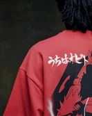 Naruto shippuden t-shirt graphic red (m)