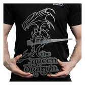 Le seigneur des anneaux metalbird the green dragon 38 cm