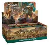 Magic the gathering the lord of the rings: tales of middle-earth présentoir boosters de draft (36) anglais