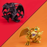Yu-gi-oh! duel monsters statuetten pvc megatoon red eyes black dragon & the winged dragon of ra 13 cm (with gift)