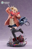 My hero academia statuette pvc 1/7 himiko toga duffel coat ver. 27 cm