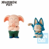 Dragon ball - ooling & puar - fig. son goku training section 10 & 9cm