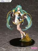 Hatsune miku f:nex statuette pvc 1/7 hatsune miku mid-autumn festival ver. 27 cm