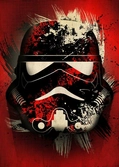 STAR WARS MASKED TROOPER - Magnetic Metal Poster 45x32 - Splatter