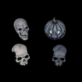 Graveyard skeletons pack 4 figurines