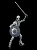 Graveyard skeletons pack 4 figurines