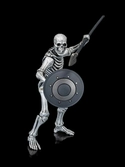 Graveyard skeletons pack 4 figurines