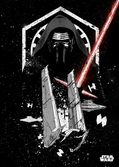 STAR WARS PILOTS - Magnetic Metal Poster 45x32 - Death Star