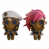 Arcane pack 2 vinyl figurines caitlyn & vi taskforce 7 cm