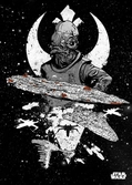 STAR WARS PILOTS - Magnetic Metal Poster 45x32 - Rebel Fleet