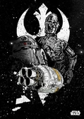 STAR WARS PILOTS - Magnetic Metal Poster 45x32 - Shuttle
