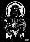 STAR WARS PILOTS - Magnetic Metal Poster 45x32 - Tie Advanced