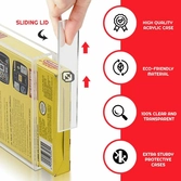Pack 2 boîtes de protection en acrylique pour jeux nes games
