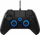 Egogear - manette filaire sc10 noire avec port audio pour casque pour ps4, ps3 et pc