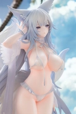 Azur lane statuette pvc amiami x anigame 1/6 shinano dreamy white sands ver. 30 cm