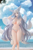 Azur lane statuette pvc amiami x anigame 1/6 shinano dreamy white sands ver. 30 cm