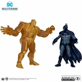 Arham city pack 2 figurines dc multiverse batman & solomon grundy (gold label) 18 cm