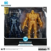Arham city pack 2 figurines dc multiverse batman & solomon grundy (gold label) 18 cm