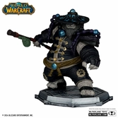 World of warcraft pack 2 statuettes pvc 1/12 dwarf hunter: beast master & pandaren: monk (gold label) 15 cm
