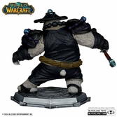World of warcraft pack 2 statuettes pvc 1/12 dwarf hunter: beast master & pandaren: monk (gold label) 15 cm