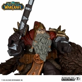 World of warcraft pack 2 statuettes pvc 1/12 dwarf hunter: beast master & pandaren: monk (gold label) 15 cm