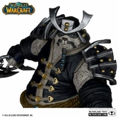 World of warcraft pack 2 statuettes pvc 1/12 dwarf hunter: beast master & pandaren: monk (gold label) 15 cm