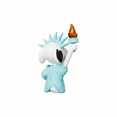 Peanuts mini figurine medicom udf série 17 statue of liberty snoopy 7 cm
