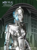 Metropolis statuette 1/4 maschinenmensch silver 40 cm