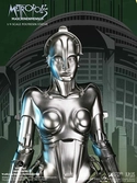 Metropolis statuette 1/4 maschinenmensch silver 40 cm