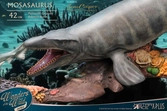 Wonders of the wild statuette mosasaurus (dx) 42 cm