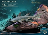 Wonders of the wild statuette mosasaurus (dx) 42 cm