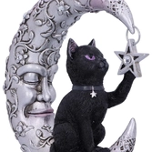 Figurine d'ornement luna compagnon de la lune et du chat 18.8cm