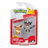 Pokémon pack 2 figurines battle figure set berserkatt & Évoli 2