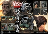 Ninja scroll statuette ultimate premium masterline series 1/4 jubei versus tessai 101 cm