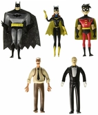 DC COMICS - Figurines Bendable Figures - 5 Heroes