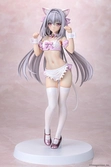 Tsuki ni yorisou otome no sahou statuette pvc 1/6 luna sakurakouji cat maid sakura color ver. 26 cm