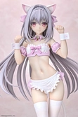 Tsuki ni yorisou otome no sahou statuette pvc 1/6 luna sakurakouji cat maid sakura color ver. 26 cm