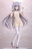 Tsuki ni yorisou otome no sahou statuette pvc 1/6 luna sakurakouji cat maid sakura color ver. 26 cm