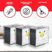 Evoretro - pokemon etb elite trainer box w/ sliding lid anti-uv 4.0mm