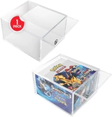 Evoretro - premium pokemon booster box with sliding lid anti-uv 4.0mm
