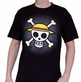 ONE PIECE - T-Shirt Basic Homme Skull With Map (XS)