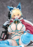Girls' frontline statuette pvc 1/6 vsk-94 christmas eve detective heavy damage ver. 16 cm