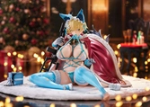 Girls' frontline statuette pvc 1/6 vsk-94 christmas eve detective heavy damage ver. 16 cm