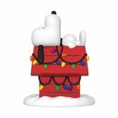 Joyeux noël, charlie brown ! pop! deluxe vinyl figurine snoopy & doghouse 9 cm