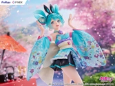 Hatsune miku f:nex statuette pvc 1/7 hatsune miku wa-bunny 27 cm
