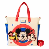 Disney by loungefly sac à dos et sac shopping mickey and friends